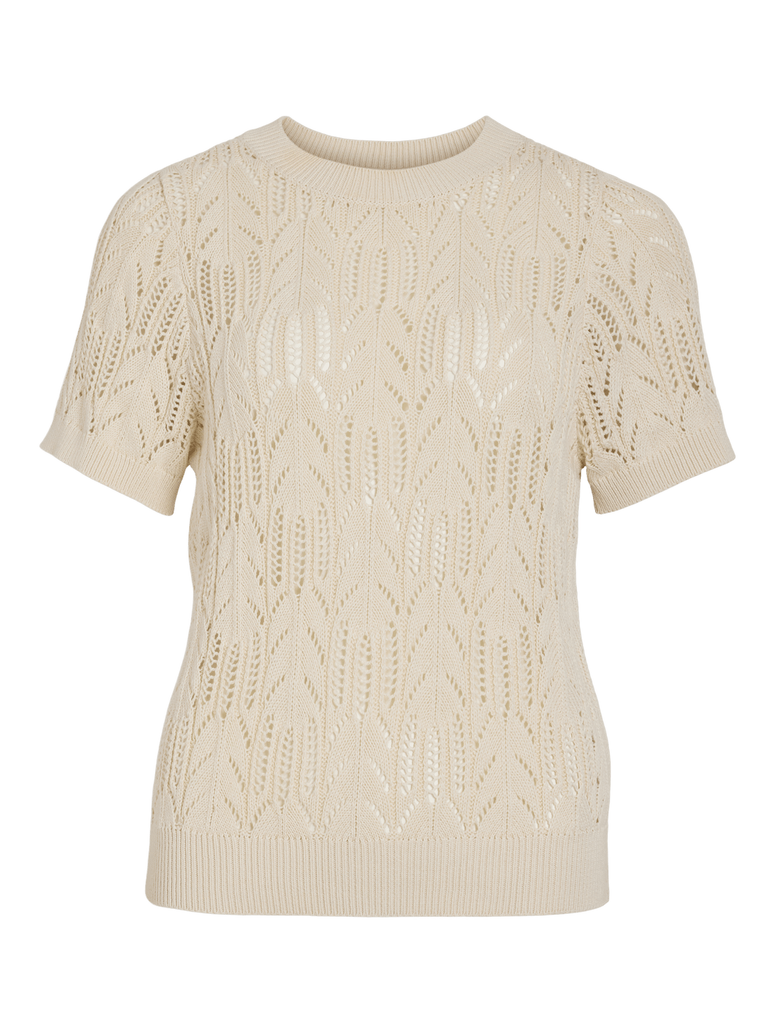 VICOTTI Knit Top - Birch - VERO MODA & VILA Bergvik